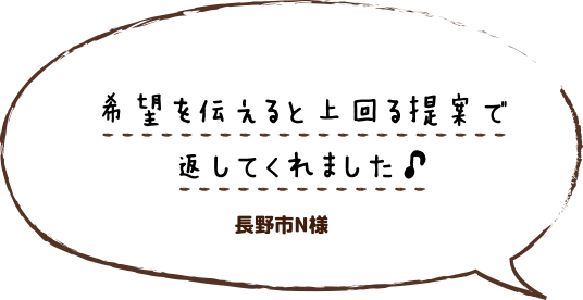 お客様の声タイトル1